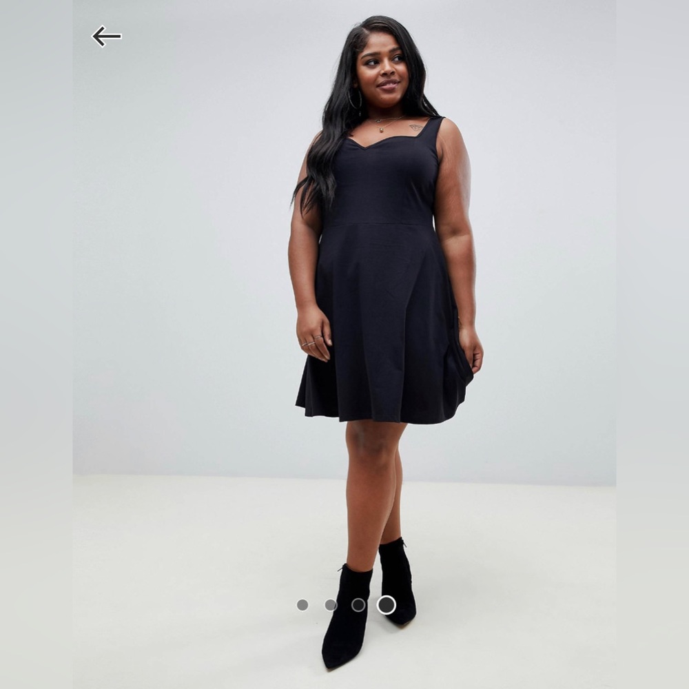 ASOS US20 sweetheart mini skater dress
